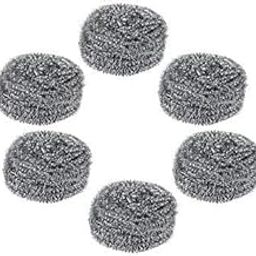 Stainless Steel Scrubber Non Rusting Wire Scrubbers for Tough Stain Removal |Kitchen Oily Steel Glassware Aluminium Dishes Plates Utensils Cleaning (6)-image-25