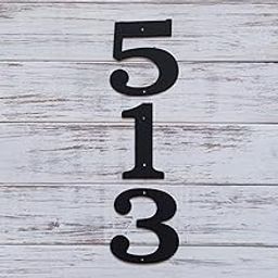 UNKAR EXPORTS INDIA | Personalized 4 Inch Metal House Numbers & Letters | Modern & Classic Outdoor Decor | Unique Metal Numbers & Letters-image-36
