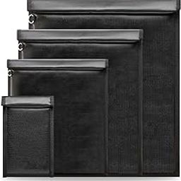 OFASIZEN Faraday Bags, Anti-Tracking Faraday Cage, RFID Signal Blocker Pouch, Fireproof & Waterproof-image-47