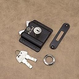 RAB Sliding Lock for Drawer, Wardrob, Cabinet, Cupboard (Code:- Lock Sliding, Color- Black, Size- 32mm, Pack of 1 PCS)-image-53