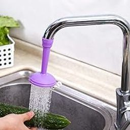 FERRON Kitchen Faucet Plastic Adjustable Tap Extender, Sink Tap Shower Head Nozzle Saving Water for Kitchen Water Outlet Shower Head Water Filter Sprinkler (Multicolor)-picture-24