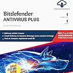 Bitdefender - 1 Computer,1 Year - Antivirus Plus | Windows | Latest Version | Email Delivery In 2 Hours- No Cd |-2