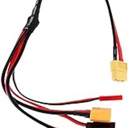 ATORSE 4 in 1 Xt60 Female Cables Battery Connect Cable Balance Charger Cable-18