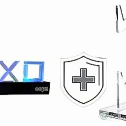 Oopz Dual Game Pad and PS Icon Light (RGB) Gaming Stand, Suitable for Xbox ONE PS4 PS5 STEAM PC Controllers (Crystal Clear)-image-47