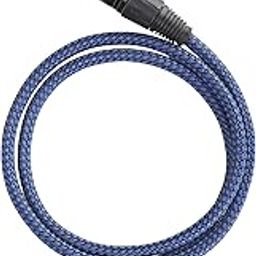 Balanced Signal Cord, Environmental Protection XLR to 1/8inch Cable for Live Performances for Music Lovers for Studio(JD6043-1m)-14