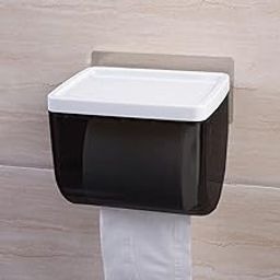 HOKIPO Magic Sticker Series Toilet Paper Holder in Bathroom - 100% Waterproof and with Mobile Stand-image-31