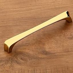 HARMONUS ,Fancy Zinc Kitchen Cabinet Handle/Pull Handle/Door Handle/Drawer Handle, Gold Finish, Zinc Alloy, 288 MM (12 Inch), 8 PCS HCGOLDR-195-8-288MM-image-57