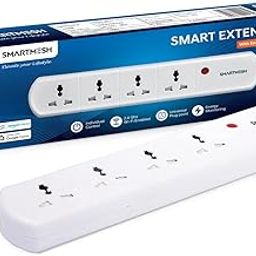 SMARTMESH WiFi +BLE Smart Power Strip Extension Powered by Jio IoT | 4 Sockets | 10A | No Hub Required | Energy Monitoring | Compatible with Alexa & Google Assistant-image-43