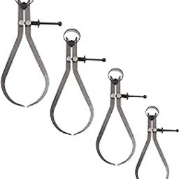 Spring Caliper 6", 8", 10" & 12" INCH – Measuring Tool Joint Calipers (OUTSIDE PACK OF 4)-image-3