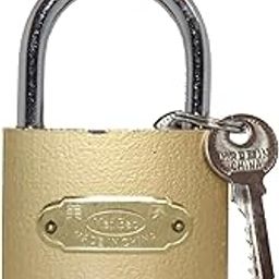 MEI BAO - Padlock with 3 Keys Made in China (4, 25 mm - Bags and Luggage)-image-1