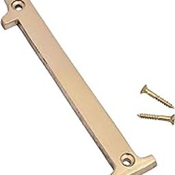 AargKraft 4" Brass House Hotel Door Number Plaque Sticky Numeric Numerical Digit 0-9 [1 (One)]-10
