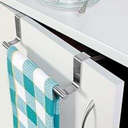 LEAWALL Cabinet Door Kitchen Towel Bar Towel BAR/Kitchen Hook Drawer Storage Adjustable Over Cabinet Stainless Steel Towel Bar/Towel Holder/Over Cabinet Towel bar-20
