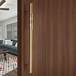 LAPO 24 Inch 304 Premium Stainless Steel Door Handle for Main Door PVD Gold Finish Pull Handle | Hole to Hole Size 18 Inch | 3 Years Warranty - Pack of 1-image-27