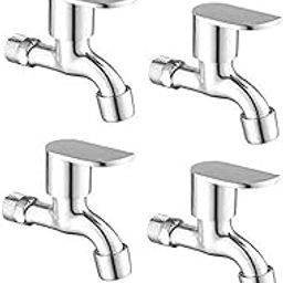 Bib Cock Bathroom Kitchen Tap with Foam Flow (Chrome Plated) (Pack of 4)-20
