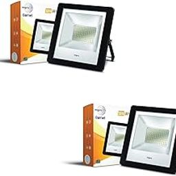 wipro Garnet 50W LED Flood Light | Cool White,6500K | IP66 Water Proof Outdoor Light | Aluminium PDC Housing |Reflector & Clear Optics | 5Kv Surge Protection | 440V High Voltage Protection|Pack of 2-picture-13