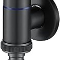 HASTHIP® Laundry Faucet, Small Full-Metal Universal Faucet, Dishwasher Angle Valve (Black)-image-66