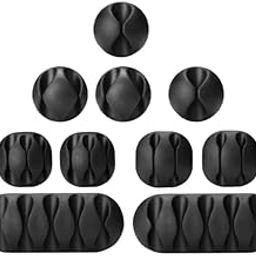 Clascend 10PCS Cable Holder and Supporter for Giving Support and Stance to All Kind of Cables.-image-48
