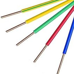 Outdoor Extension 5 Meter Pure Copper Single Core Electronic Cable 0.3mm 0.4mm 0.5mm 0.75mm 1mm 1.5mm Square Electric Wires Solar sheathed(Green,21AWG-0.4mm2)-image-34