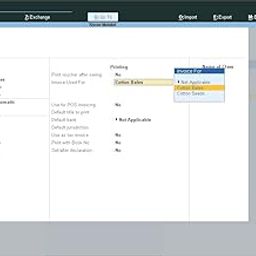 Customised Invoice for Cotton Industries - Tally Add-On (E-mail Delivery - No CD) - Single User-picture-18