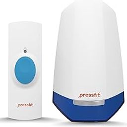 Pressfit Echo-V Wireless Doorbell Chime Kit for Home, Offices, Hospitals and Clinics Comes with 48 Tunes, Non-Interference Feature, Special Tunes, Wireless Calling Bell, Remote Bell - Plug in Type-image-4