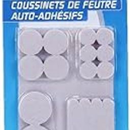 Prostuff.in® Self-Adhesive Floor Protector Noise Insulation Non Slip Combo Furniture Felt Pad for Sofa Chair Table Wardrobe Home Assessors with Different Shape & Size Multicolor Set of 1 (33 Pcs)-image-2