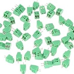 50Pcs Screw Terminal Blocks 2.54mm Pitch 2 & 3 Pole 2 Pin Wire Solder Terminal Blocks-image-2