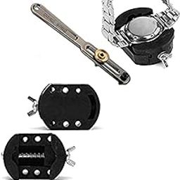Diy Crafts Cover Case Holder Adjustable Opener Remover Vice Tools for Watch Repair Kits Other Diy Works, Combo of Kit, Square Mini Vice (Multicolor)-image-71