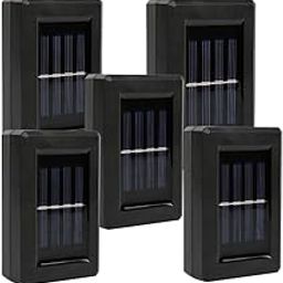 Drumstone (𝗦𝗽𝗲𝗰𝗶𝗮𝗹 𝟭𝟬 𝗬𝗲𝗮𝗿𝘀 𝗪𝗮𝗿𝗿𝗮𝗻𝘁𝘆 Solar Wall Lights – Up & Down Glow – Waterproof – Motion Sensor – Energy-Saving Outdoor Lighting – Easy No-Wire Installation – Pack of 5-image-42