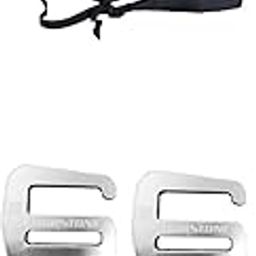SAZ DEKOR Folding Rock Climbing Rope Bag Gear Equipment Holder Storage Backpack Silver-image-46