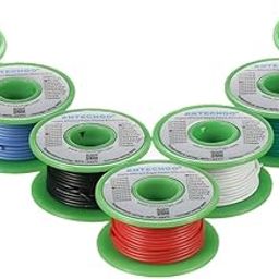 BNTECHGO 20 Gauge Silicone Wire Kit 7 Color Each 25 ft Flexible 20 AWG Stranded Tinned Copper Wire-image-58