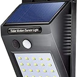 FORUG Solar Wireless Security Motion Sensor Led Night Light (Black)-71