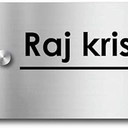 SIGNOOGLE Acrylic Customized Name Plate for Home Entrance Outdoor Personalised for House Outdoor Entrance Apartment (12 x 3.75 Inch)-image-32