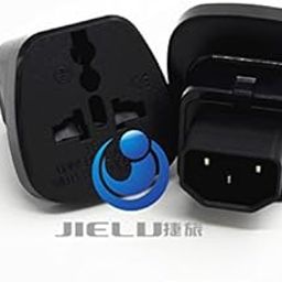 Generic 2016 Power Adapter Black Female Socket To Pro IEC 320 PDU UPS C14 Plug Power Adapter Converter Universal socket adapte-48