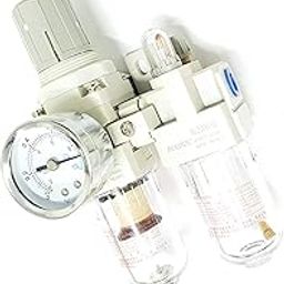 Elephant 1/2" inch Filter Regulator and Lubricator For Air Compressors (Multicolour)-picture-13
