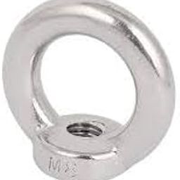 M10 304 grade stainless steel lifting eye nut hook bolt - 2 Nos-image-55