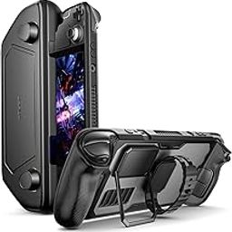 JSAUX® ModCase for Steam Deck, PC0104 Modular Steam Deck Case with Detachable Front Shell Valve Steam Deck Accessories Include Protective Case, Face Cover, Metal Bracket and Strap - Basic Set-picture-17