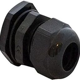 BUD Industries IPG22216 IP66 TUV Nylon Cable Gland Fits Round Wire from 0.39 to 0.55", Black-14