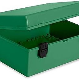 Outdoor Electrical Junction Box - 16 x 12 Inch Green Dustproof Waterproof Plastic Universal Durable Hinged Project Enclosure-image-42