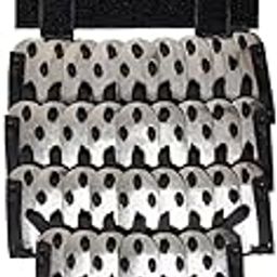 QOVO Tactical Armored Crotch Protector, Military Samurai Non Slip Protective Crotch Defense Gear for Outdoor Games (Silver)-image-74