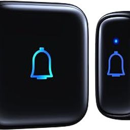 Doorbell Wireless Doorbell IP66 Waterproof 1000 Feet with 56 Chimes 115dB 7 Volume Levels Mute Mode LED Flash Door Bell Ringer Wireless for Kids Room Teachers Classroom Home Office & Hearing-Impaired-image-64