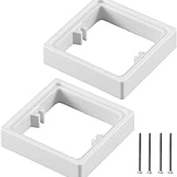 CALANDIS™ 2x Socket Frame Plate Spacers 20mm Switche Accessory for Home Kitchen white | Switch Plates & Outlet Covers | Electrical & Solar | Home Improvement-14