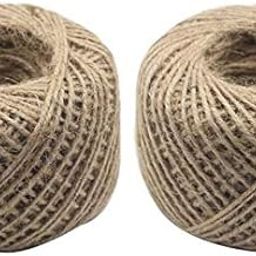 Evana Handcraft - Jute Thread || Rope Natural Twine Cord for Endless Possibilities of use (Pack of 2)-image-35