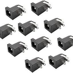 SP Electron 12V DC Female Power Supply Jack Socket Connector with Round Panel PCB Mount (Pack of 10)-picture-15
