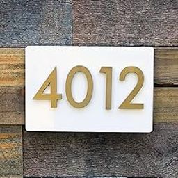 "UNKAR EXPORTS INDIA | Personalized Modern | & Rustic Address Signs | House Numbers & Plaques | House Numbers | Plaque | Resistant | Sing Wood-image-84