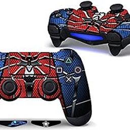 Elton PS4 Controller Designer 3M Skin for PlayStation 4, PS4 Slim, Pro Dual Shock Remote Wireless - Skin for One Controller + 2 LED Bar Decal Free-23
