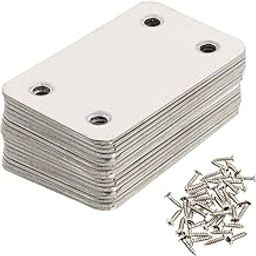 NAMOARLY 20pcs Corner Brace Brackets for Shelves Cabinets Furniture Heavy Duty Angle Support with Screws for Storage-image-74