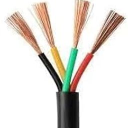 Litost® Pvc Multicore Flexible Copper Wire & Cable Size 2.5 MM x 4 Core With (ISI MARK) For Home, Domestic & Industrial Electrical Use Length - (20 Meter)-image-1