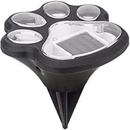 Smart Solar 3341WMM6 Paw Print Garden Accent Light, Black-image-34