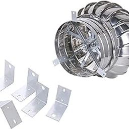 BNF Roof Ventilator 201 Stainless Steel Roof Flue Vent for Chimney Factory 200 mm | Home & Garden-picture-23