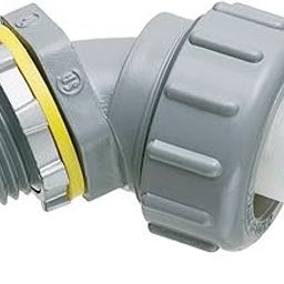 ARLINGTON Industries NMLT45150 for USE with Non Metallic Liquid Tight Conduit Type B ONLY, Gray, Trade SIZE1-1/2 INCHPVC LT, UV-Rated Plastic, Straight Non-Metallic Connector-image-13